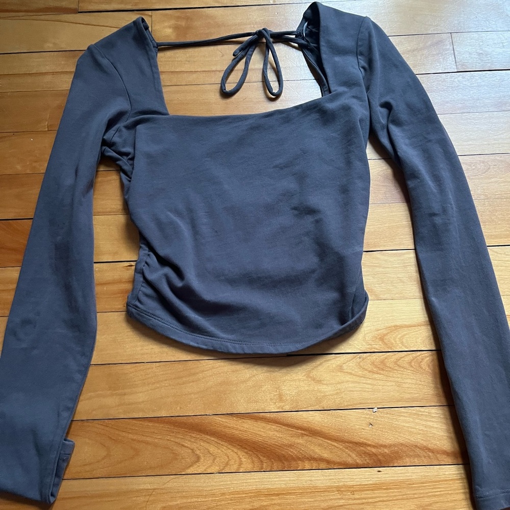 Garage Square Neck Open Back Top